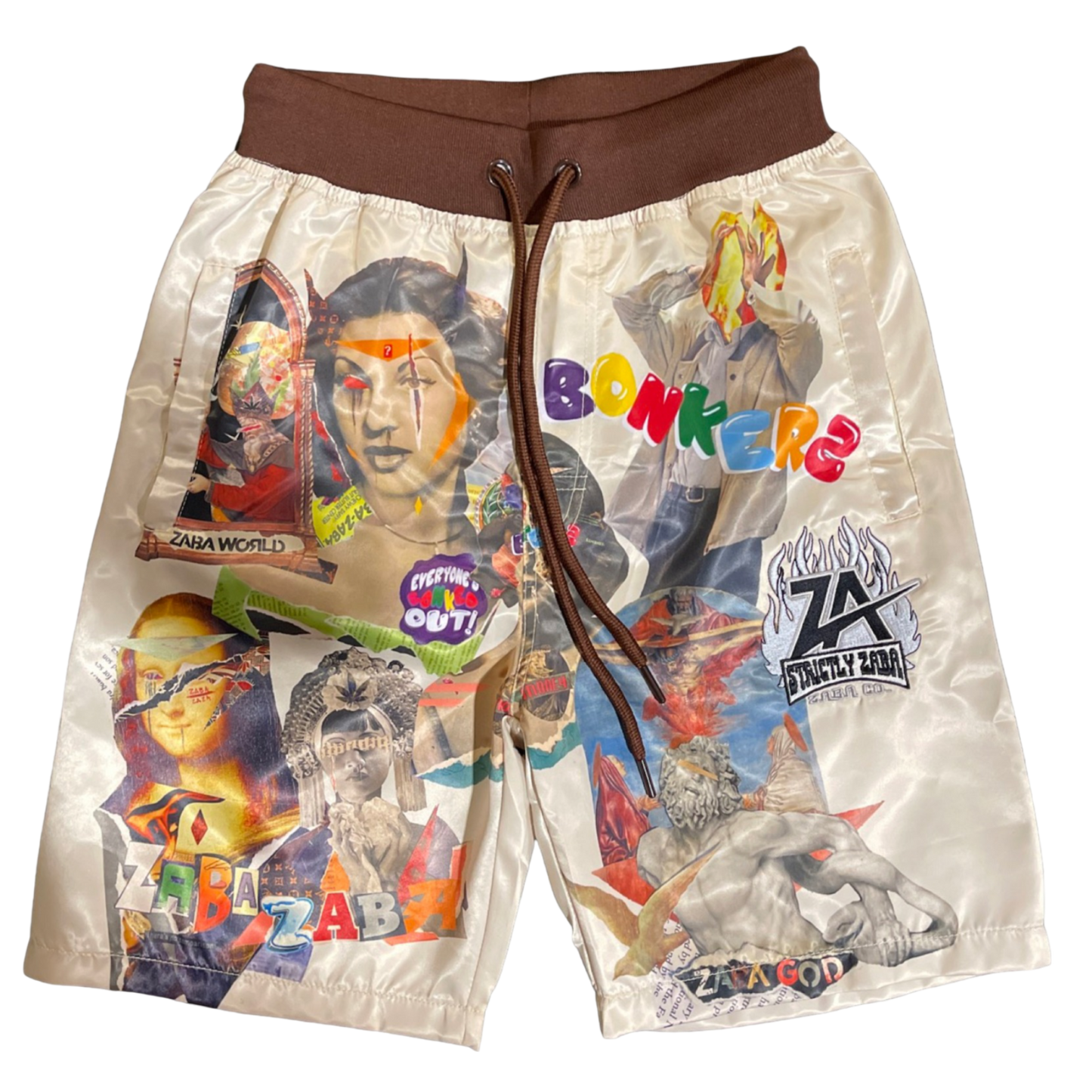 BONKERS SATIN SHORTS